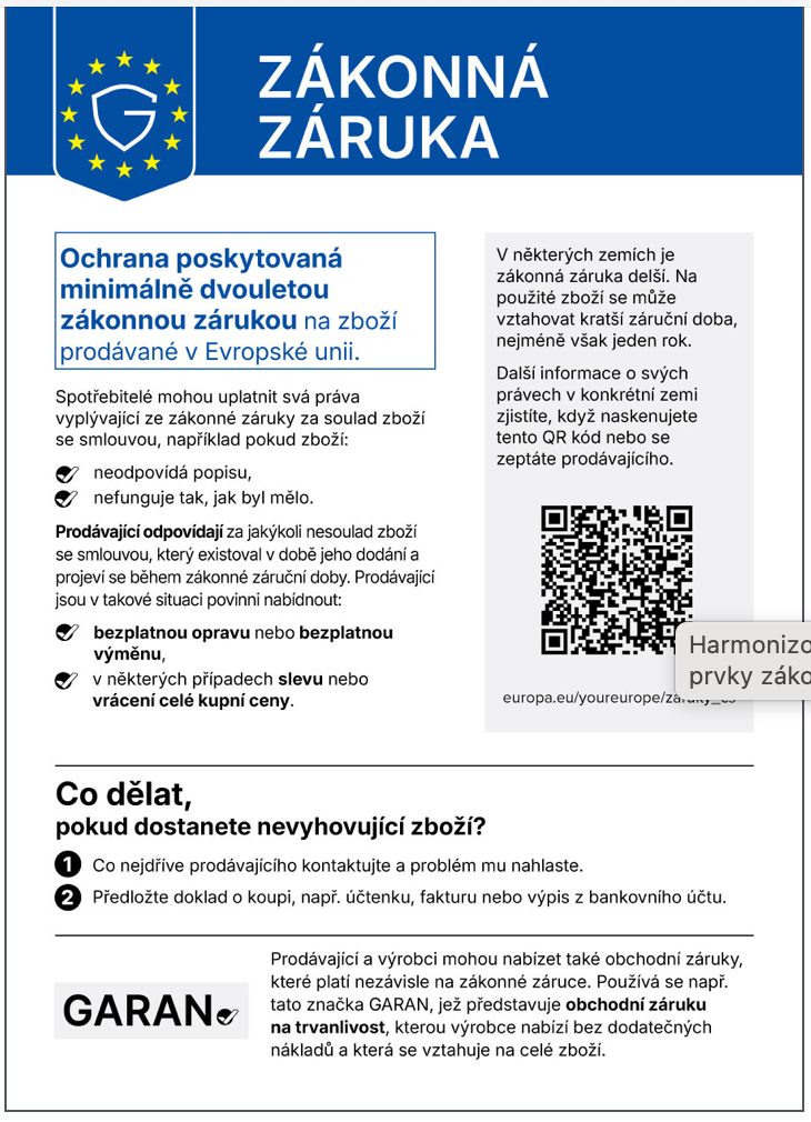 ZÁKONNÁ ZÁRUKA